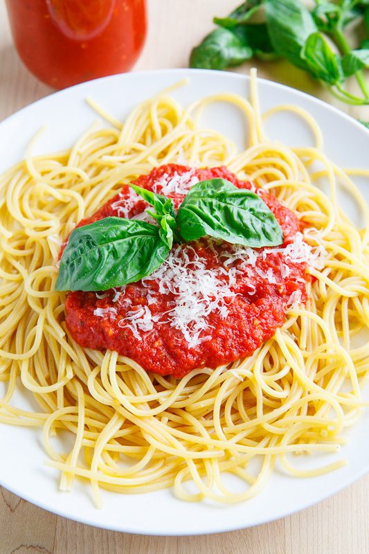 Pasta with Tomato Sauce